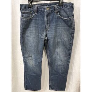 Carhartt Men's Jeans Holter Relaxed Fit Denim 34x30 Workwear Utility